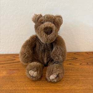 Vintage GUND Brown Grizzly Bear 13” Plush 1985 Teddy Bear Stuffed Animal